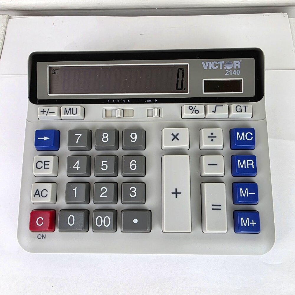Victor Desktop Calculator 12 Digits PC Touch Keyboard